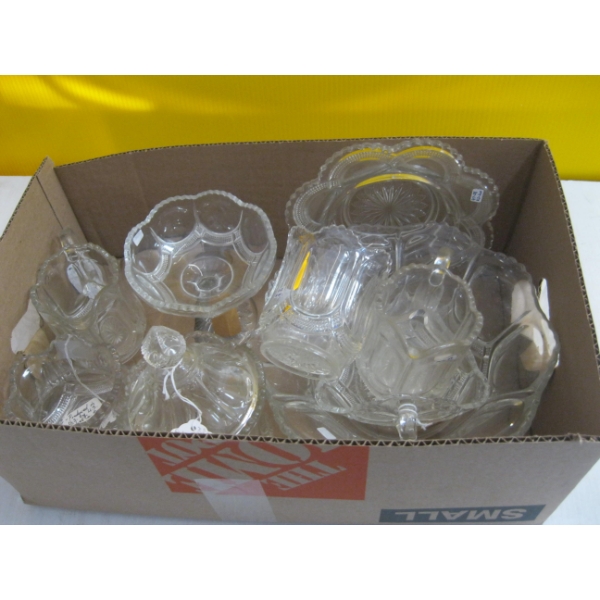 ASST. VINTAGE GLASSWARE