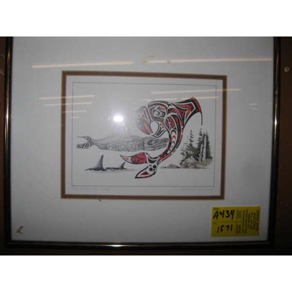 FRAMED PRINT "THE MEETING PLACE" BY MICHAEL DUNCAN