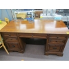 Image 1 : LG. EXECUTIVE DESK BY ASPEN HOME - HOLES IN EACH CORNER FOR CORDS/WIRES