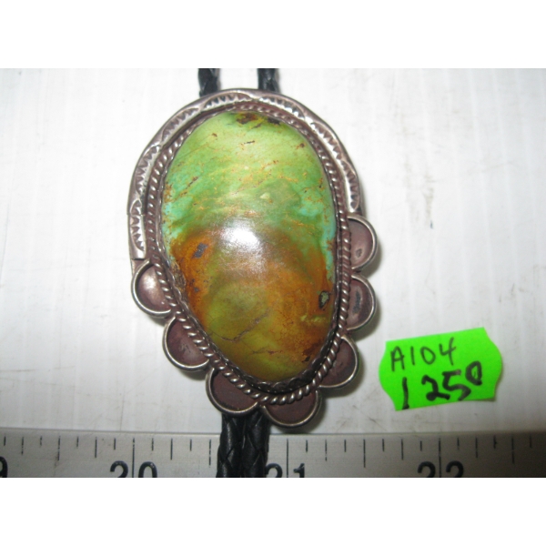 SILVER & STONE NAVAJO NECKTIE