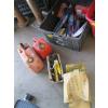 Image 1 : BIN OF MISC. FUEL CANS, WINDSHIELD WIPER BLADES, ETC.