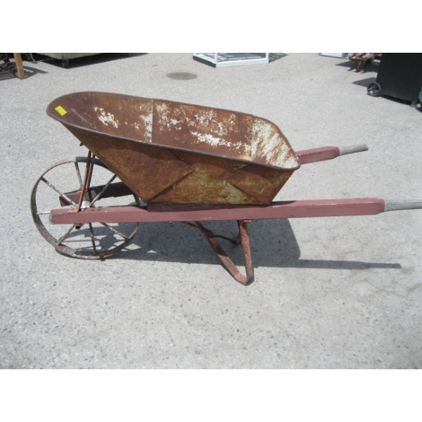 ANTIQUE WHEELBARROW