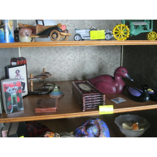 MISC. DUCKS, WINE BOTTLE CAPPER, ETC.