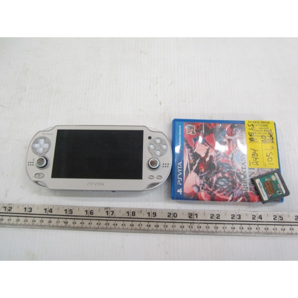 "AS IS" SONY PS VITA GAME W/GAMES - NO CORD