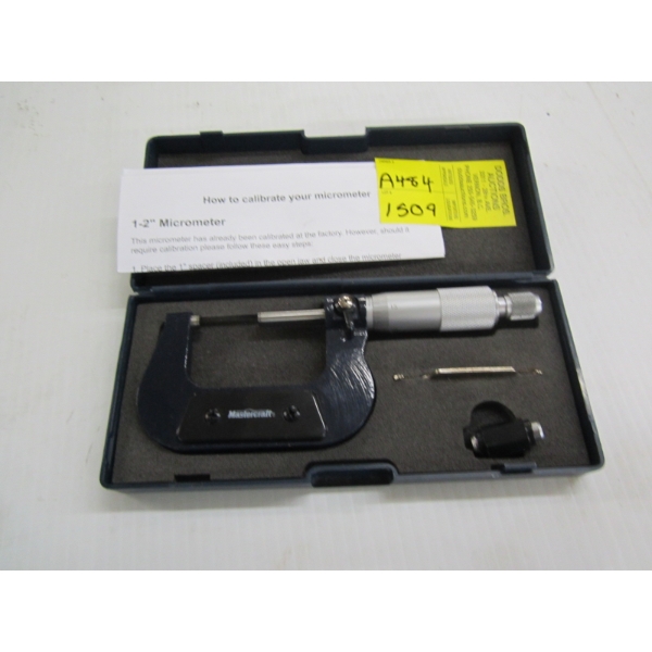 MASTERCRAFT MICROMETER - 1-2"