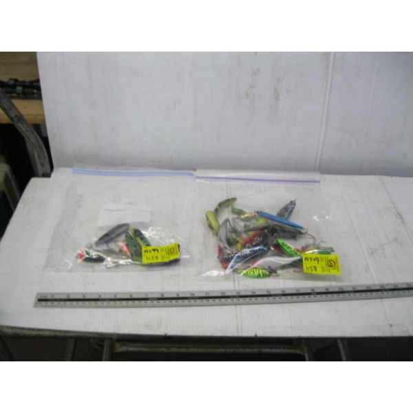 2 BAGS OF ASST. FISHING LURES
