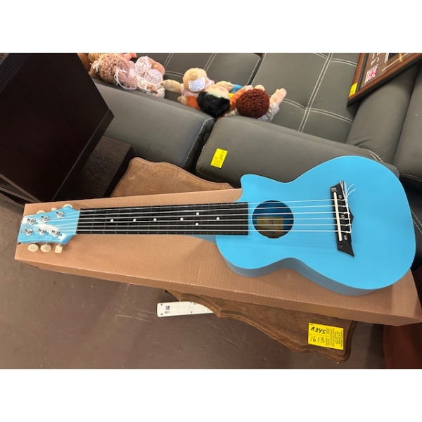 BLUE FULL SIZE NEW GUITARLELE - 6 STRING