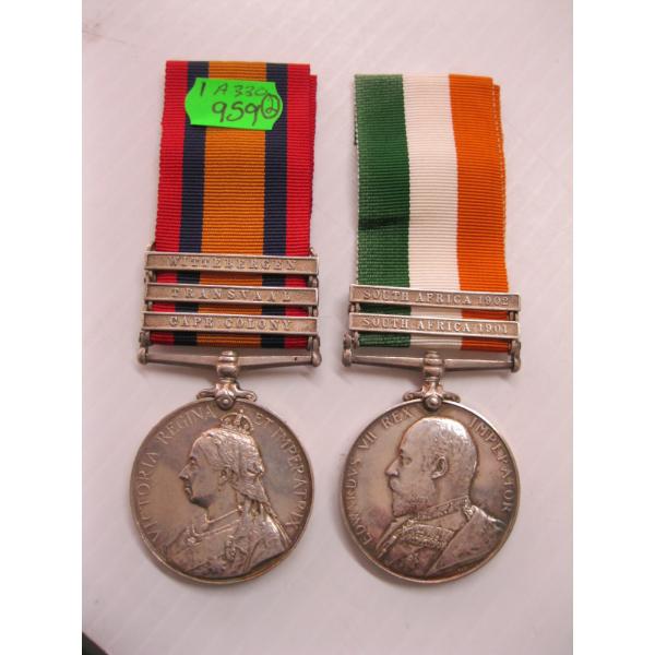 QUEEN SOUTH AFRICA MEDAL & KING SOUTH AFRICA MEDAL