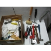 Image 4 : 2 BOXES OF MISC. TOOLS, TAPE GUNS, ETC.