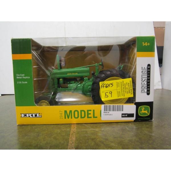 JOHN DEERE 1/16 SCALE 1947 MODEL G TRACTOR