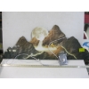 Image 1 : LIGHTED PICTURE OF MOUNTAINS, MOON & DEER