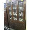 Image 1 : GLASS DOOR CHINA CABINET W/LOWER STORAGE