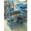 Image 1 : ROLLING BLUE CART W/3 SHELVES