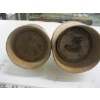 Image 3 : 4 ROUND WOODEN BUTTER STAMPS