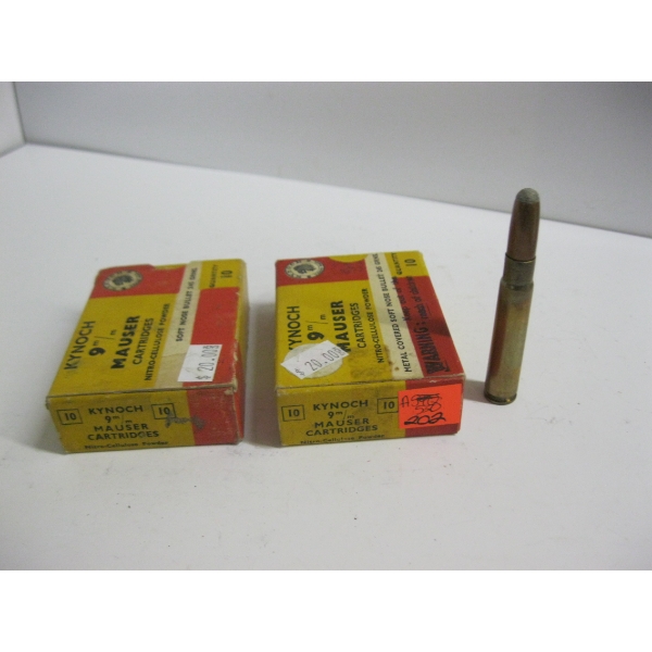 KYNOCH 9M MAUSWER 245GRS |2X10 CARTRIDGES