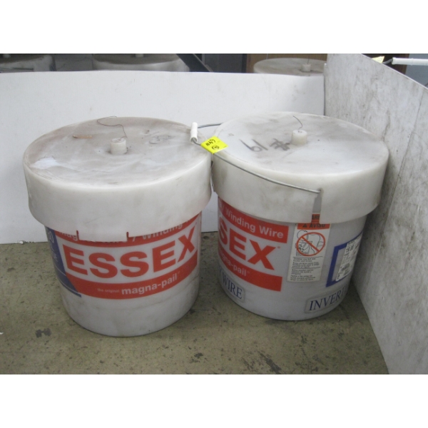 1 PAIL OF #19 INVERTER DUTY WIRE, COPPER, 46LBS & 1 OF #18, 46LBS