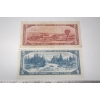 Image 2 : 1954 CDN $5 & $2 BILLS