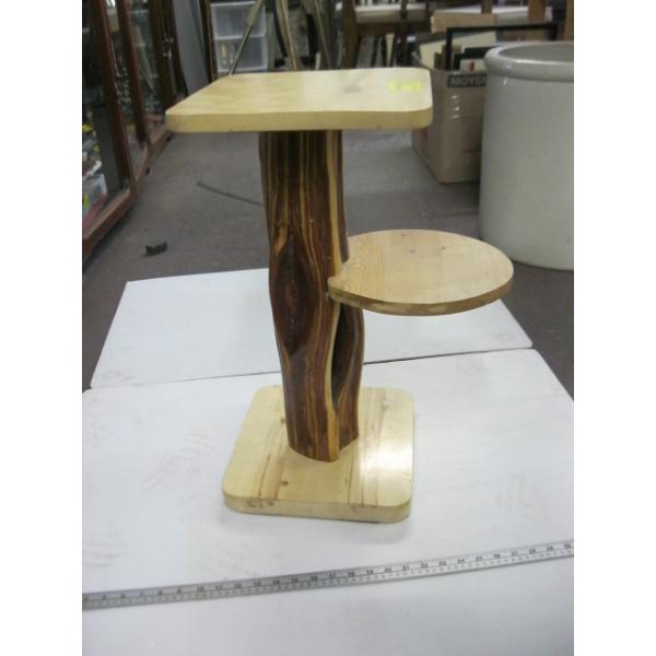 DIAMOND WILLOW DOUBLE SHELF UNIT