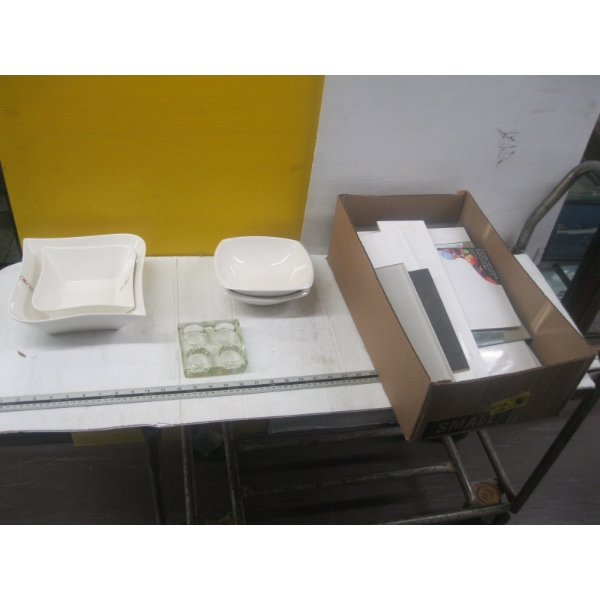 TILE, UNIQUE DISHES, CANVAS ITEMS, ETC.
