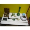 Image 2 : MISC. GLASS BONGS, WOODEN CASE, ETC.