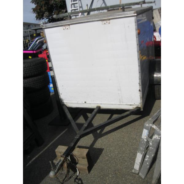 SMALL UTILITY TRAILER W/BOAT RACK