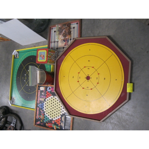 ASST. GAMES BOARDS, BUGS BUNNY JACK IN THE BOX, ETC.