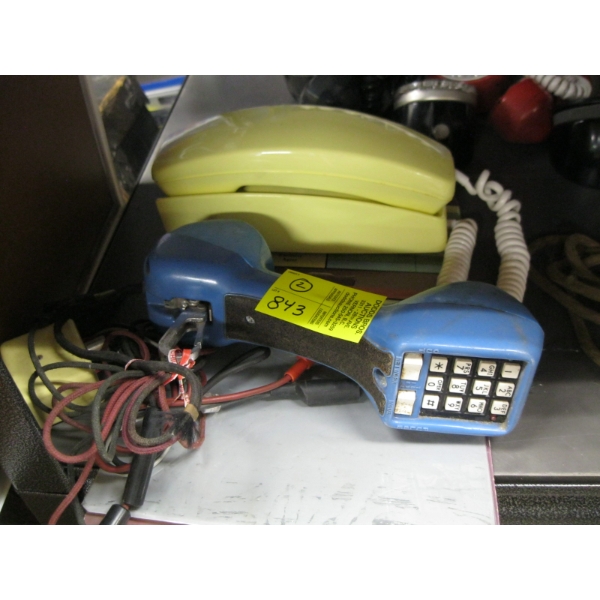 DIAL TELEPHONE & LINEMAN'S PHONE