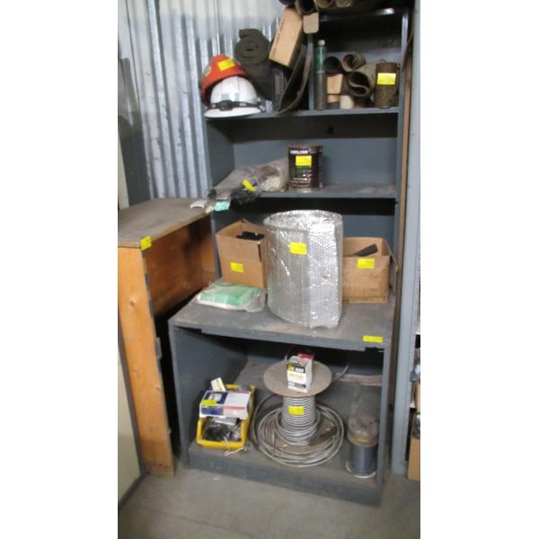 2 WOODEN SHELF UNITS