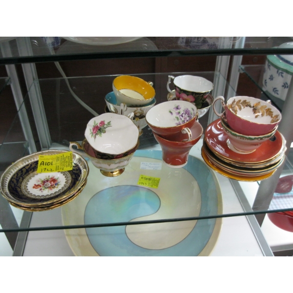 ASST. TEACUPS & SAUCERS