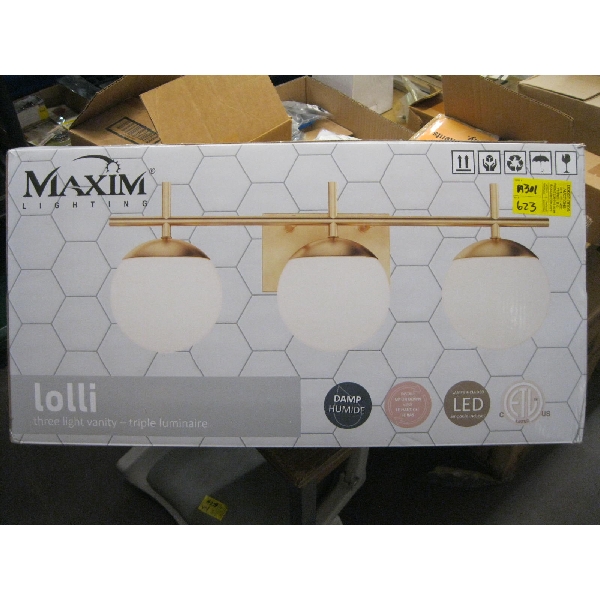 NEW 3 LIGHT VANITY LIGHT FIXTURE