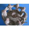 Image 2 : 2 POTTERY CANDLEHOLDERS