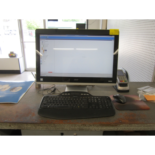 ACER COMPUTER SYSTEM W/KEYBOARD, MOUSE, MONITOR