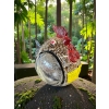 Image 3 : FUNKY MCM ART GLASS ROOSTER - POSSIBLY MURANO
