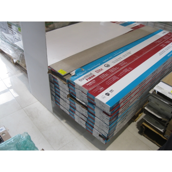 23 BOXES OF RIDGEWOOD FIRM ELITE VINYL PLANK FLOORING