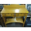 Image 1 : 2 DRAWER STANDING DESK W/CARVED FACED FRONT