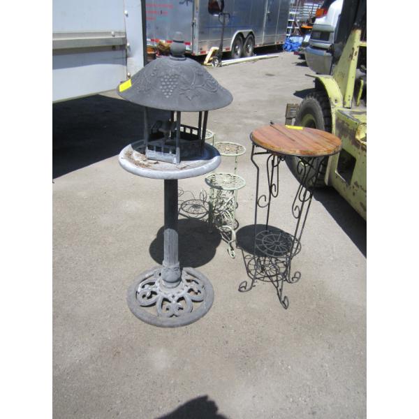 VARIOUS GARDEN STANDS