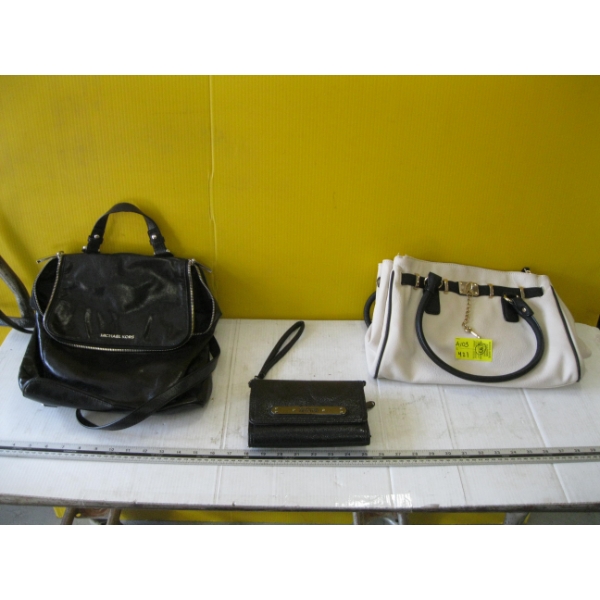 2 PURSES & A BACKPACK