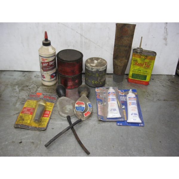 LARGE LOT OF ASST'D - CLEANERS, GASKET SEALANT, ETC.