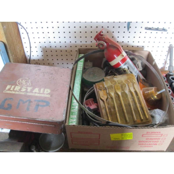 MISC. FIRST AID KIT, FIRE EXTINGUISHER, ETC.