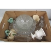 Image 1 : GLASS PLATTERS, BOWLS, ETC.