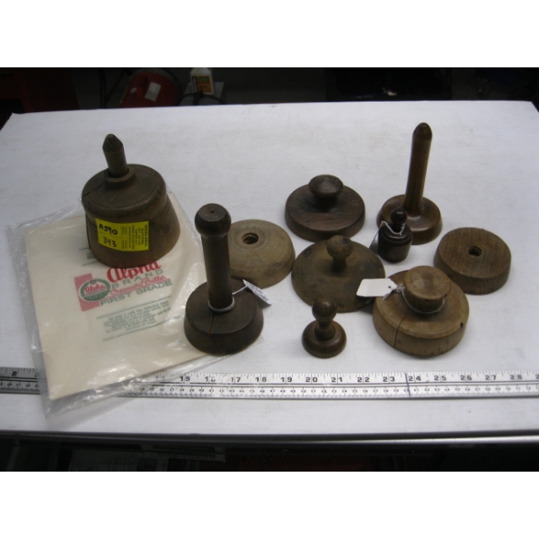 WOODEN BUTTER MOLDS & STAMPS