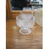 Image 2 : 5 PIECE GLASS DESSERT BOWLS & LG. BOWL