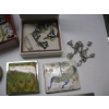 Image 3 : 2 BOXES OF ASST. COLLECTABLE ITEMS - JEWELLERY, COMPASS, ETC.