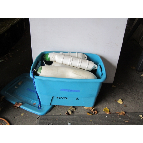 BIN OF ASST. BOAT BUMPERS
