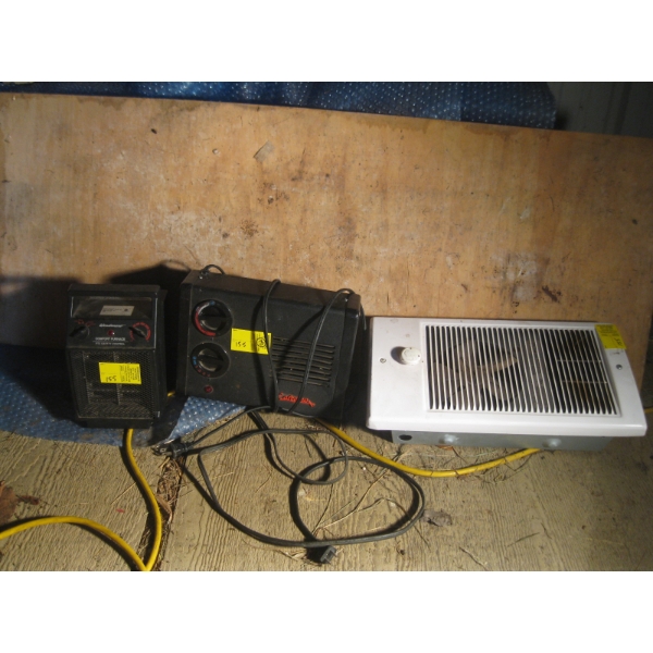 3 ELECTRIC HEATERS