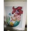 Image 2 : MICKEY MOUSE FIGURINE, 2 MUGS & LITTLE MERMAID PICTURE