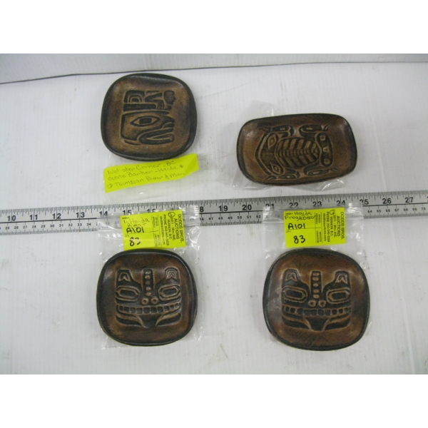 HAIDA ART SM. DISHES - 4