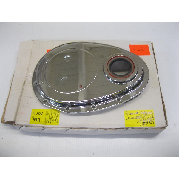 CP TIMING COVER W/GASKET, SBC ALUMINUM