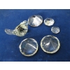 Image 1 : CRYSTAL BIRD FIGURINE & GLASS DIAMOND LOOK PIECES