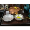 Image 2 : 2 COPPER FRY PANS & A COPPER POT